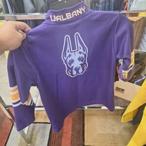 UAlbany Purple Quarter-Zip Sweatshirt